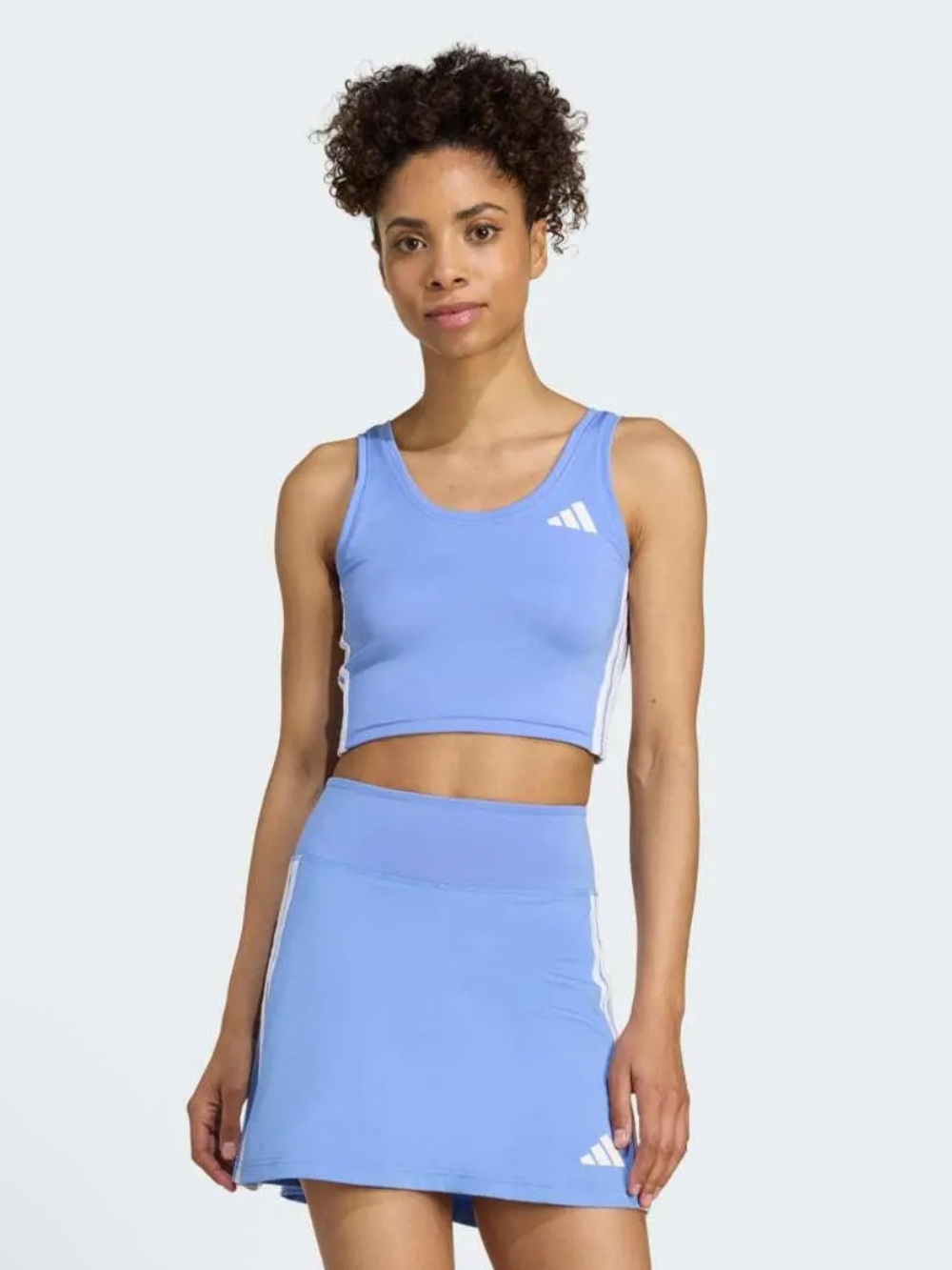 ADIDAS Train Essentials 3-Stripes Crop Tank Top- Brand New With Tags